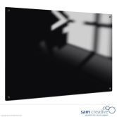 Lavagna in Vetro Nero Solid 60x90 cm