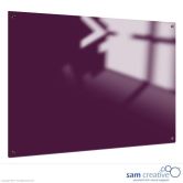 Lavagna in Vetro Solid Viola 90x120 cm