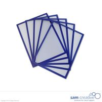 Buste trasparenti magnetiche blu A4 Set da 5