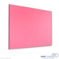 Bacheca rosa bordo nero 90x120 cm