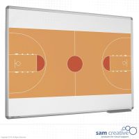 Campo di basket su lavagna bianca 60x90 cm