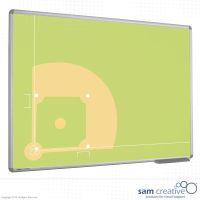 Campo di baseball su lavagna bianca 120x240 cm