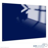 Lavagna in Vetro Solid Blu Scuro 90x120 cm